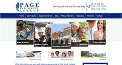 Desktop Screenshot of pageinsuranceagency.com